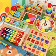 8 in 1 Wooden Set Practice Basic Math And Music Skills Through A Number Calculation Board 8 Piano No