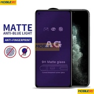 OPPO A12 A12E A36 A3S  A5 A52 A54 A5S ANTI BLUE RAY MATTE FULL COVER TEMPERED GLASS SCREEN PROTECTOR