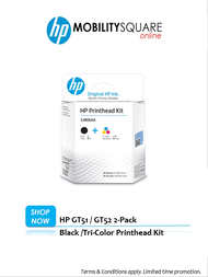 HP GT51 / GT52 2-Pack Black /Tri-Color Printhead Replacement Kit ( 3JB06AA )