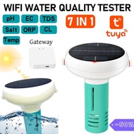 IQGC 6/7 IN 1 Tuya ZigBee Intelligent Chlorin Meter PH ORP Total Dissolved Solids Salinity Temp CL T