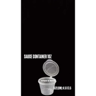 1oz/2oz/3.25oz/4oz HWP/SW Sauce Container / Deli Container with Hinged/Attached Lid microwavable