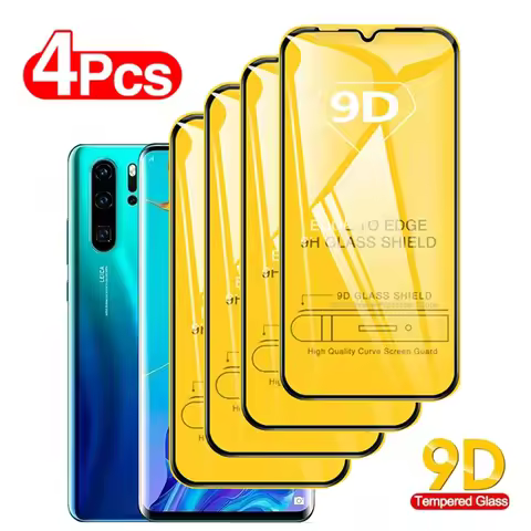 9D Protective Glass For Huawei P30 Lite P40 P20 Pro Honor X8 50 10X 20 30i 8A 8C 9S 9A 9X 9s 8C P Sm