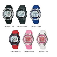 CASIO手錶專賣店 兒童數字錶LW-200 全新公司貨附發票