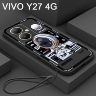 VIVO Y27 case Trendy Brand Cartoon Mechanical Space Astronaut Phone Case VIVO Y11 Y12 Y15 Y17 case Shockproof soft TPU Cover