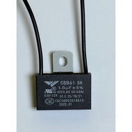 Capacitor Fan 1.5uF 400V.AC 50/60 Hz (Fan Size 14-16 Inches) CAP 1.5uF