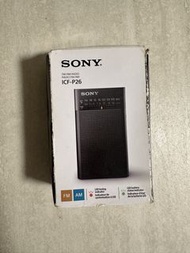 Sony ICF-P26 FM/AM 收音機