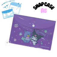 Kuromi - 日本版Sanrio Kuromi A5 防污口罩收納袋口罩套機票收納套 旅行用防污袋 小物收納袋 平行進口