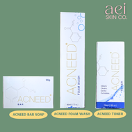 Acneed Bar Soap / Acneed Foam Wash / Acneed Toner for Acne