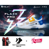 Felet Flash Pro Unisex Badminton Shoes Kasut Badminton [FREE GIFT]