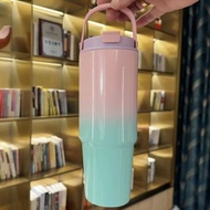 Botol Termos Stainless Steel 304 900ml Tumbler Dengan Tutup Tertutup Kepala Minum Dengan Pegangan Ya