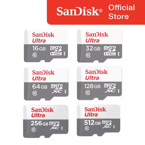[Sandisk Official Authorized Store] Sandisk Micro Sd Card Ultra Qunr 16Gb 32Gb 64Gb 128Gb 256Gb 512G