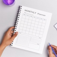 [ spiral ] daily planner weekly planner/ monthly planner/ to do list/ agenda planner book