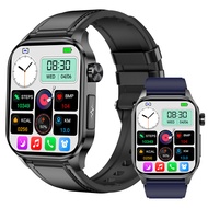 New Style ET580 Smart Watch Bluetooth Call AMOLED Pingxin Electric Blood Sugar Heart Rate Body Tempe