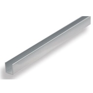 1" Aluminium Equal Channel Aluminium U Channel [NA] 2FT / 4FT / 6FT / 8FTAluminium U Frame U Shape D