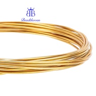 1Roll Brass Craft Wire Round Raw(Unplated) 14 Gauge 1.6mm 5m/roll