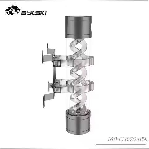 Bykski Water Tank Bracket for 50mm 60mm Diameter Reservoir / Transparent Buckle to Help Tank Fixing 