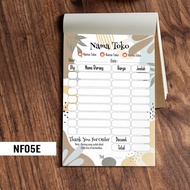 Hanabi Invoice Note/ Invoice/ Custom Receipt/ 1 2 3 ply NF05E