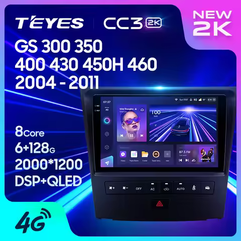 TEYES CC3 2K For Lexus GS300 S190 GS350 GS400 GS430 GS450h GS460 GS 300 III 3 350 400 430 450h 460 2