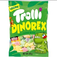 โทรลลี่ เยลลี่รูปไดโนเสาร์รสเปรี้ยวTrolli Gummy Dinorex Sour Bite 80g