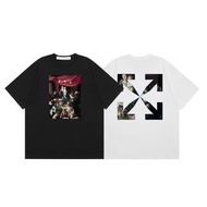 OFF-WHITE 新款宗教油畫箭頭印花短袖T恤 S-XXL