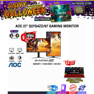 [ผ่อน 0% 10 ด.]AOC 27" Q27G4ZD/67 GAMING MONITOR (QD-OLED QHD 240Hz)/ประกัน 3 Years Onsite + BKK ONL