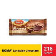 ROMA SANDWICH BISKUIT CHOCOLATE | PEANUT BUTTER | LEMON BISCUIT NETTO 216 GR