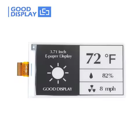 4 Grayscale E-Ink Screen Module 3.7inch Electronic Paper Display 416x240 Pixels Black White 1.5s Fas