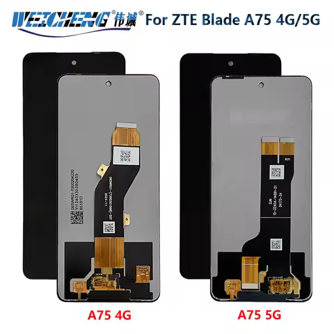 Original For ZTE Blade A75 4G LCD ZTE A75 5G Display Screen+Touch Panel Digitizer For ZTE Blade A75 
