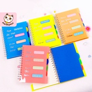 Book Notebook/ Agenda/ Diary/ Spiral Book Hard Mica Quotes