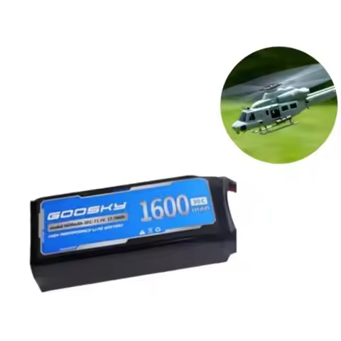 1pcs new GOOSKY E2 E2S GPS UH-1Y 3D RC Helicopter UH-1Y Venom Helicopter Battery 3S 11.1V 1600MAH 30