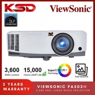 ViewSonic PA503W 3,600 ANSI Lumen WXGA with HDMI Business & Education Projector