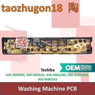 Toshiba Washing Machine Controller PCB Power Board Mesin Basuh AW-J800AM AW-K801AS AW-K801AM AW-M801