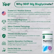 NHF Magnesium Glycinate Supplement | Magnesium Chelate | Calm, Sleep, Muscle Relief, Saraf, Tidur