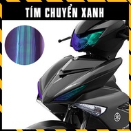 Decal Đổi Màu Dán Choá Đèn Exciter 150 | Film Titan Dán Đèn Chuyển Màu Xe Máy Ex150 Ex 150 Màu Xanh