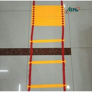 FOLDABLE AGILITY LADDER 5 M 11 RED ROPE BALL EQUIPMENT