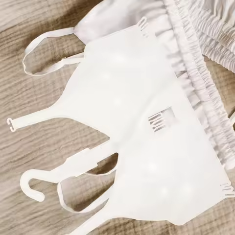 2Pcs Bra Mannequin Hanging Durable Plastic Display for Shop Exhibition Clothes Store Use Bra Mannequ