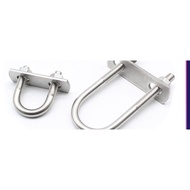 304 stainless steel U-shaped screw clamp riding tube card M6u-Type oversized extension U-shaped bolt