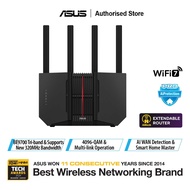 Asus RT-BE92U BE9700 WiFi 7 Router | Tri-band WiFi 7 (801.11be) AiMesh Wireless Extendable Router