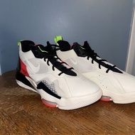 Jordan Zoom 92 Basketball Shoes White Neon