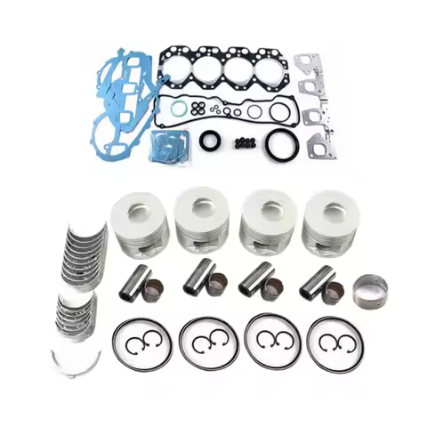 Engine Overhaul Rebuild Kit Compatible with Toyota Engine 14B 14BT Truck Dyna 200 with Engine 14B To