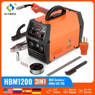 HITBOX Semi-automatic Welding machine 3 In 1 TIG MIG Welding Machine Portable Digital Non-Gas Invert