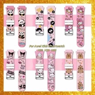For Awei Kids Smartwatch H29 H30 H66 Strap Silicone Strap H29 Strap H30 Strap kuromi Pattern Strap