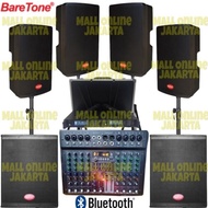 terlaris Paket Sound system Baretone 15 inch Max 15Rc 4 speaker aktif