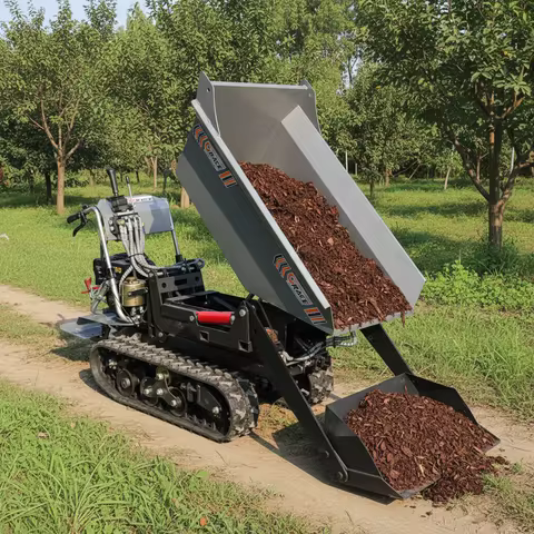 Hydraulic Crawler Dumper Industrial Mini Dumper Crawler Carrier Small Track Dumper for Building Engi