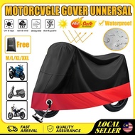 【24h SHIP】5 Sizes Waterproof Anti-Waterproof Motorcycle Motor Bike Scooter Moto Cover Package Rain D