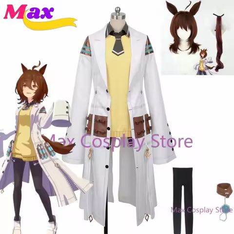 Max Cos Anime Uma musume Pretty Derby Agnes Tachyon Cosplay Costume Halloween Christmas Party Outfit