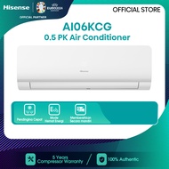 Hisense AC - AI06KCG Air Conditioner 0.5 PK 1/2 PK Inverter (Indoor+Outdoor Unit Only)