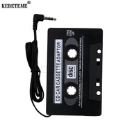 KEBETEME รถเครื่องเล่นเทปคาสเซ็ทเทปรถยนต์-จัดแต่งทรงผม Cassette 3.5มม.สเตอริโอ MP3 Player Converter 