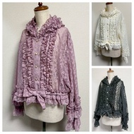 KEMEJA Yira women's lace hoodie shirt size xs-7xl