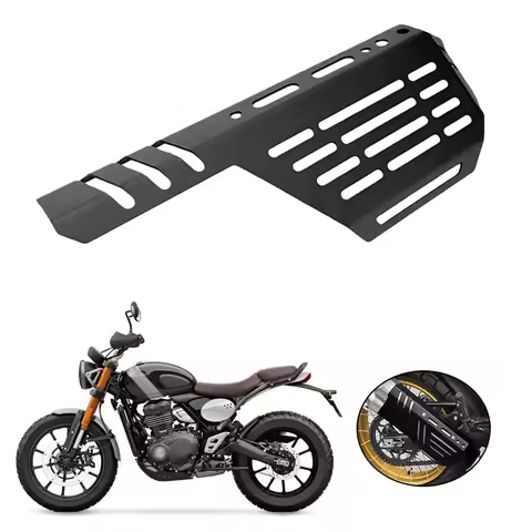 Scrambler 400X Motorcycle exhaust hood for Triumph SCRAMBLER 400 X 2024-2026 Exhaust hood protection